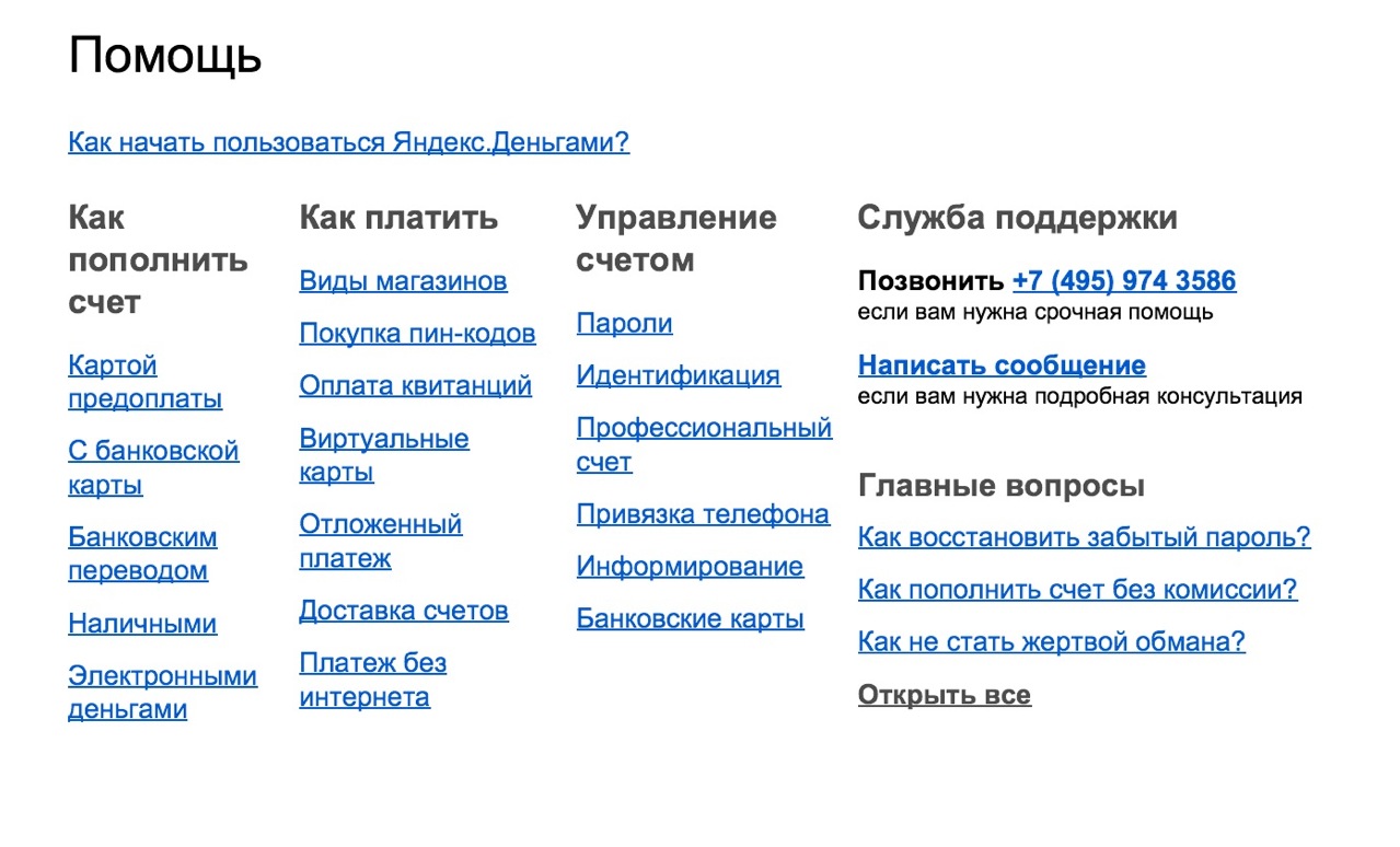 Связь с оператором яндекс. Спасение утопающего: как написать письмо в службу поддержки Яндекс