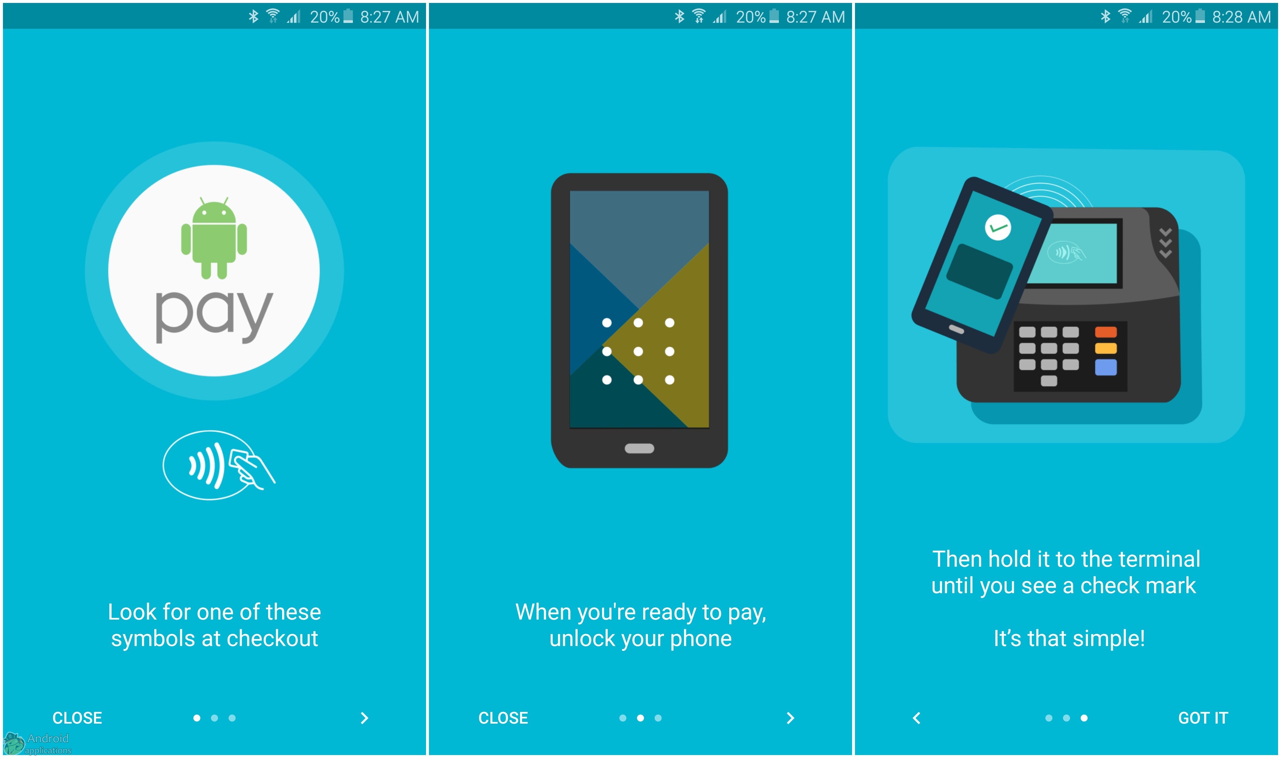 На каких смартфонах работает андроид пей. Android Pay: как работает и как им пользоваться